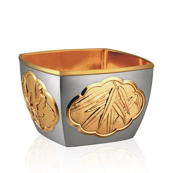 Four Gentlemen Bowl in Wooden Gift Box - view 2