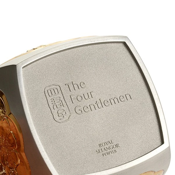 Four Gentlemen Bowl in Wooden Gift Box - view 4