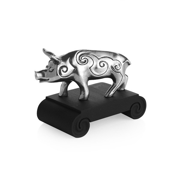 Pig Zodiac Figurine