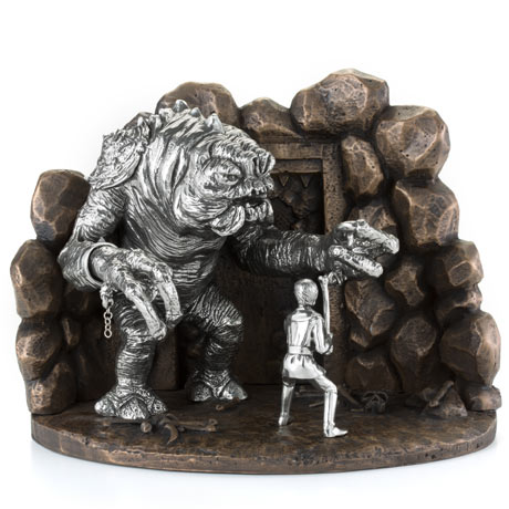Limited Edition Figurine Diorama, Luke vs Rancor - Star Wars