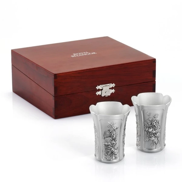Four Seasons Beaker Pair in Wooden Gift Box - view 2