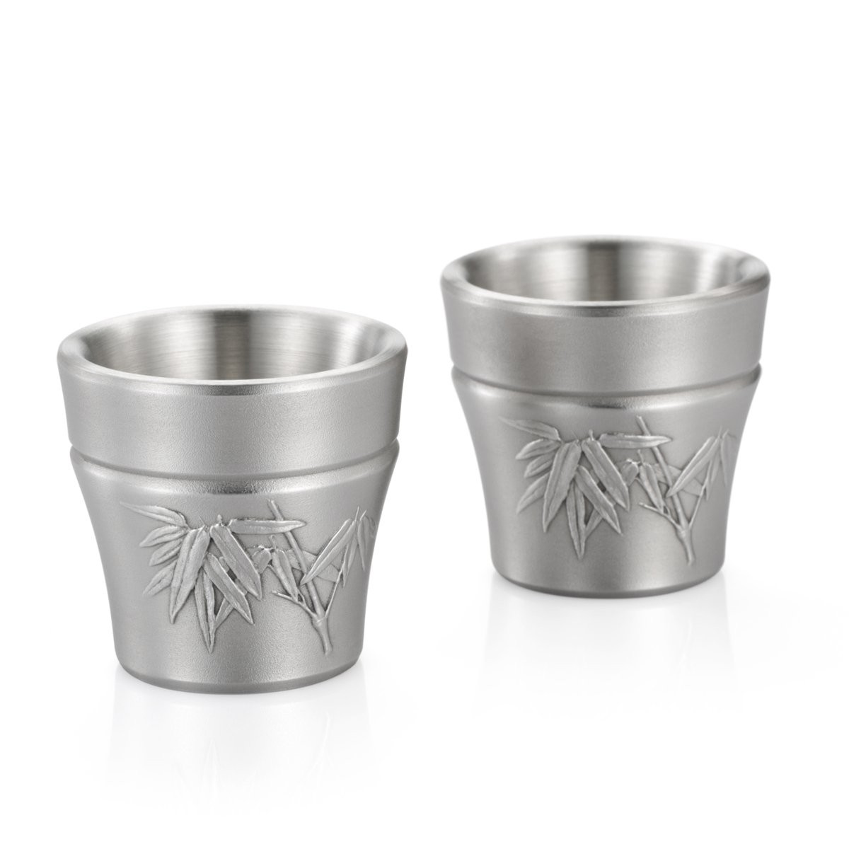 Bamboo Teacup Pair
