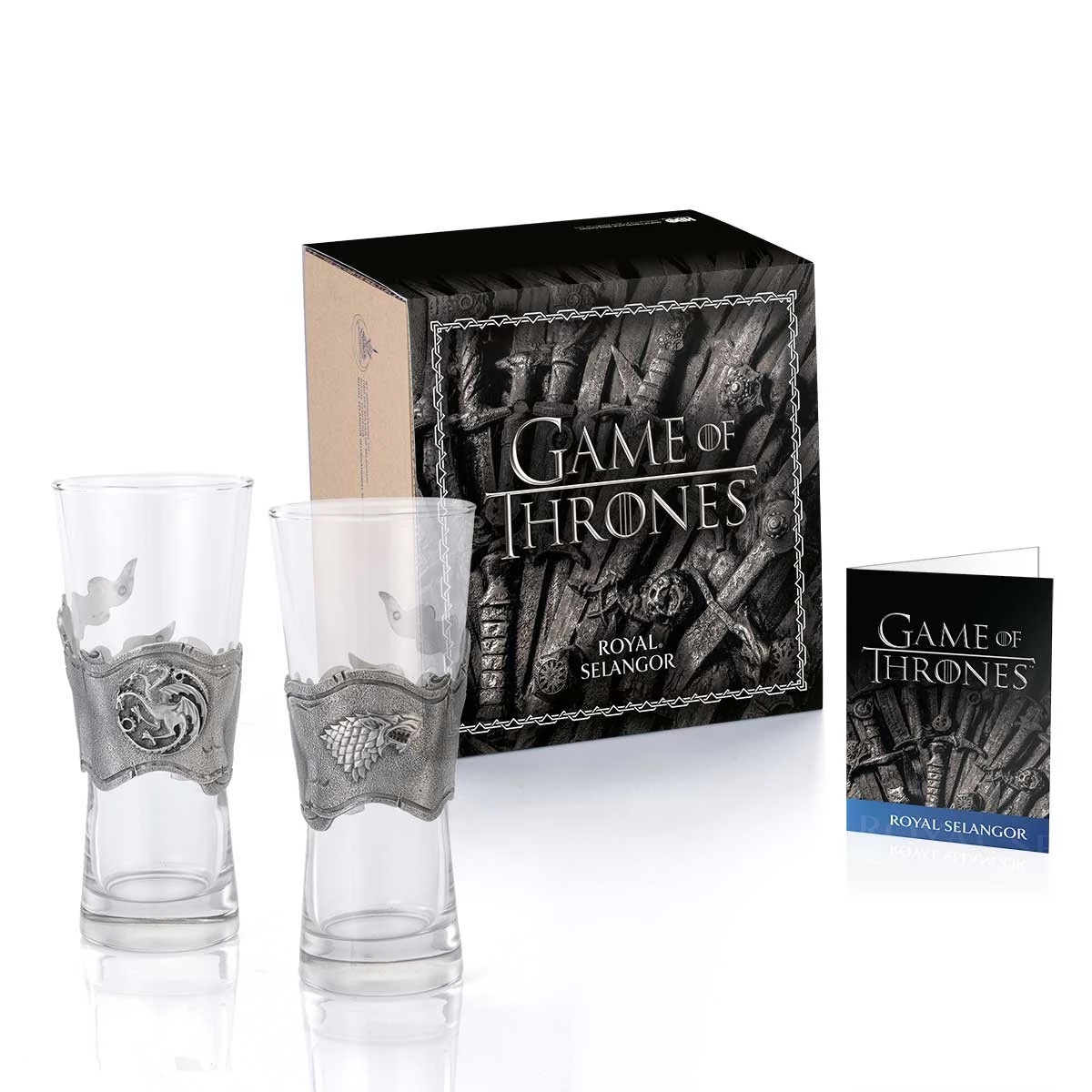 Game of Thrones Ice & Fire Pilsner Pair - view 5
