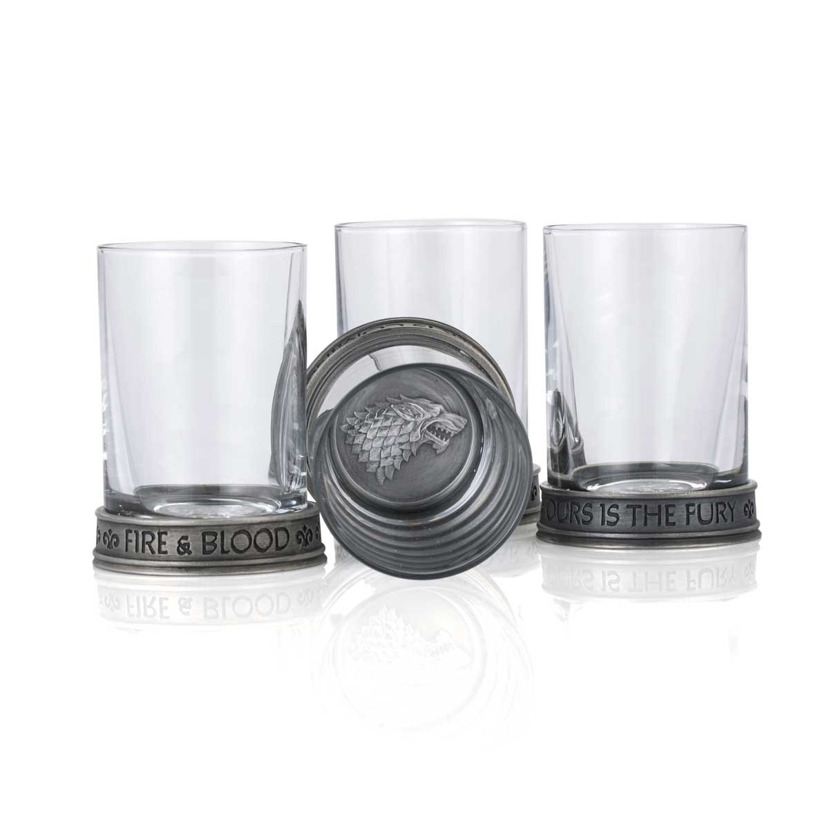 Game of Thrones House Sigils Shot Glass Quartet