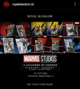 MARVEL CINEMATIC UNIVERSE EXHIBITION