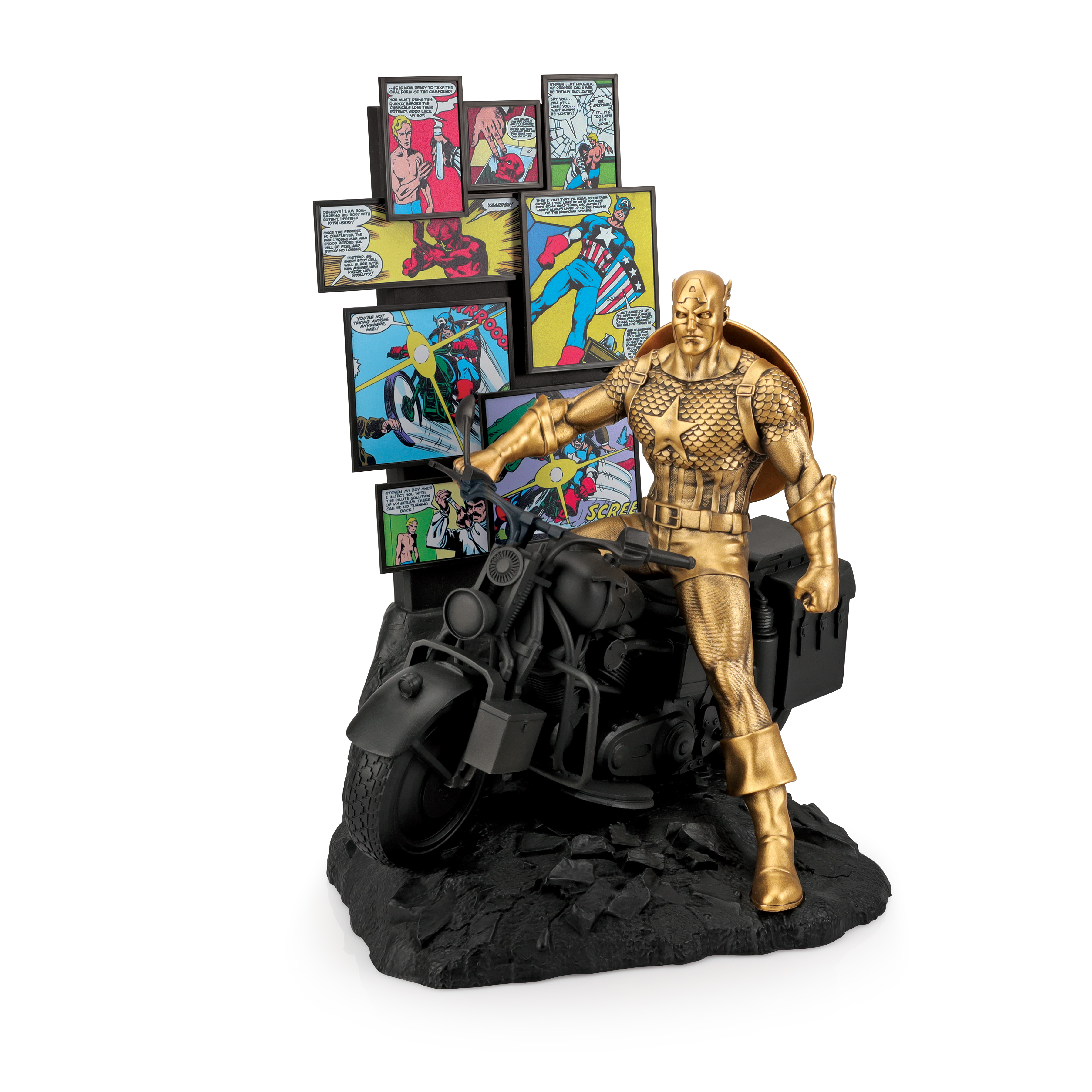 Royal Selangor Limited Edition Origins Gilt Captain America
