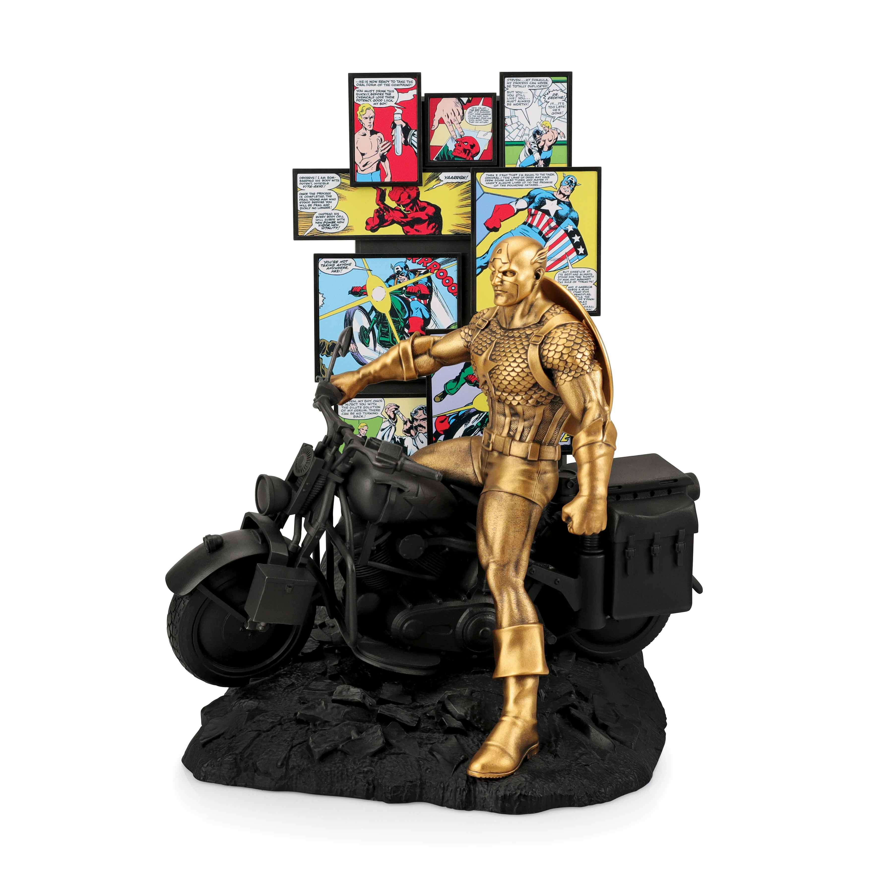 Royal Selangor Limited Edition Origins Gilt Captain America - view 2