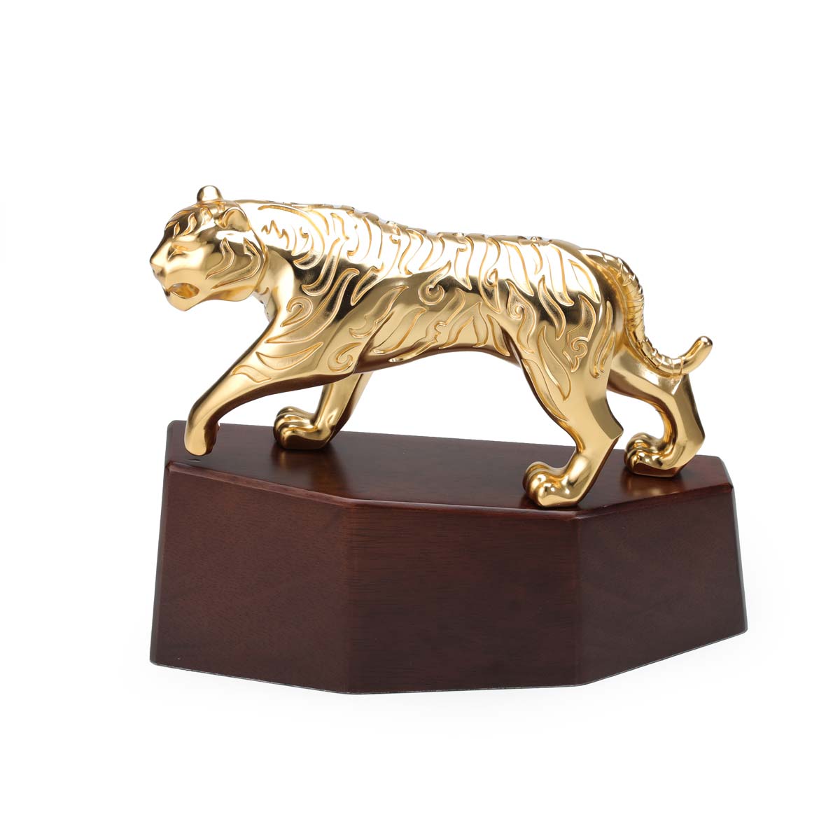 Royal Selangor Sculptura Gilt Malayan Tiger
