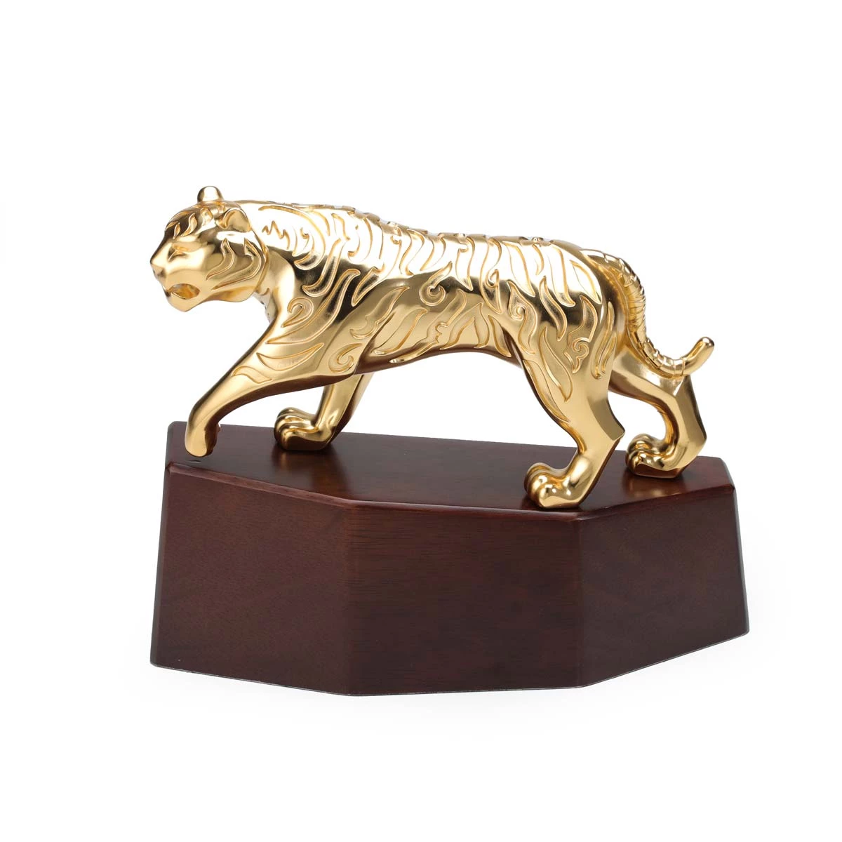 Royal Selangor Sculptura Gilt Malayan Tiger - main view