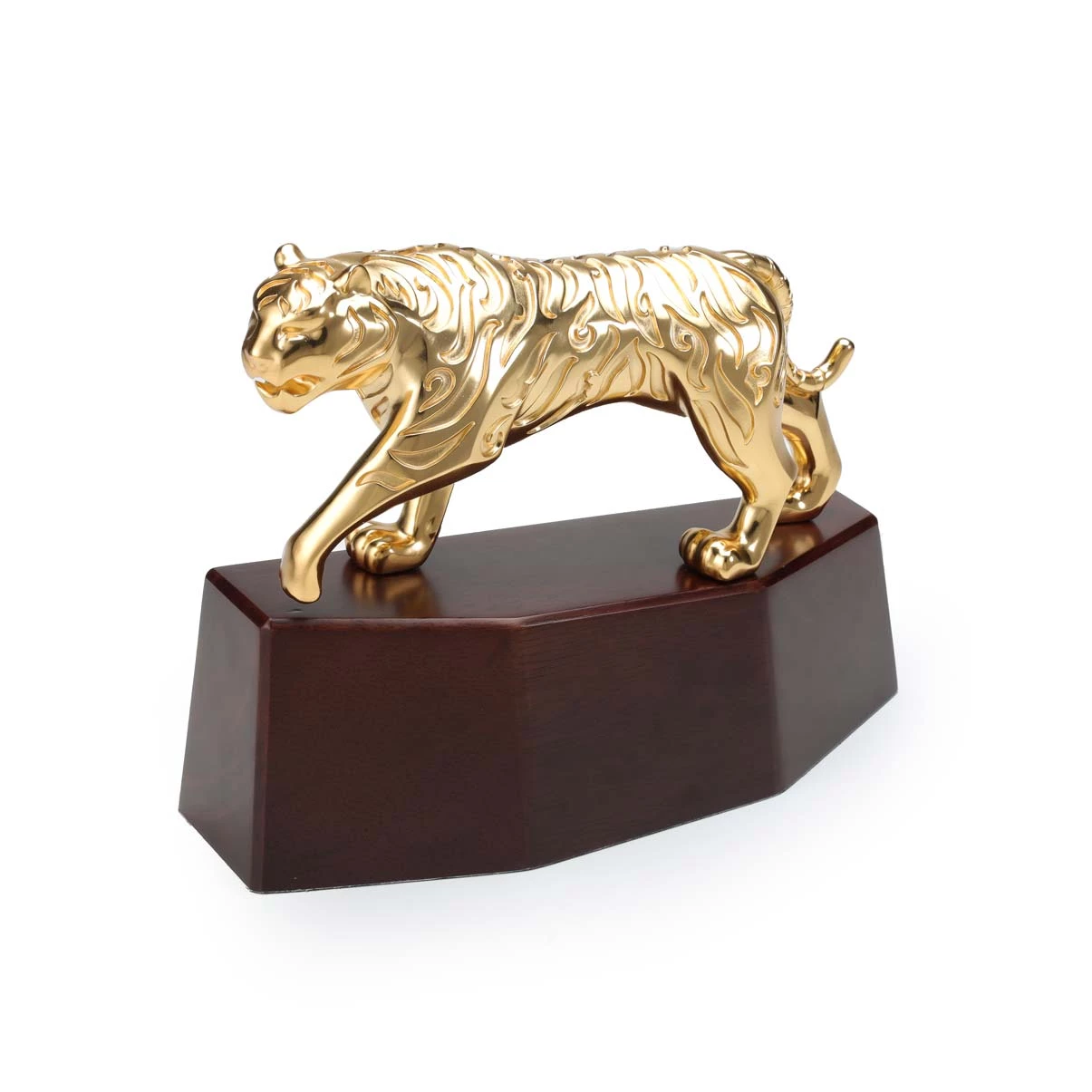 Royal Selangor Sculptura Gilt Malayan Tiger - view 2