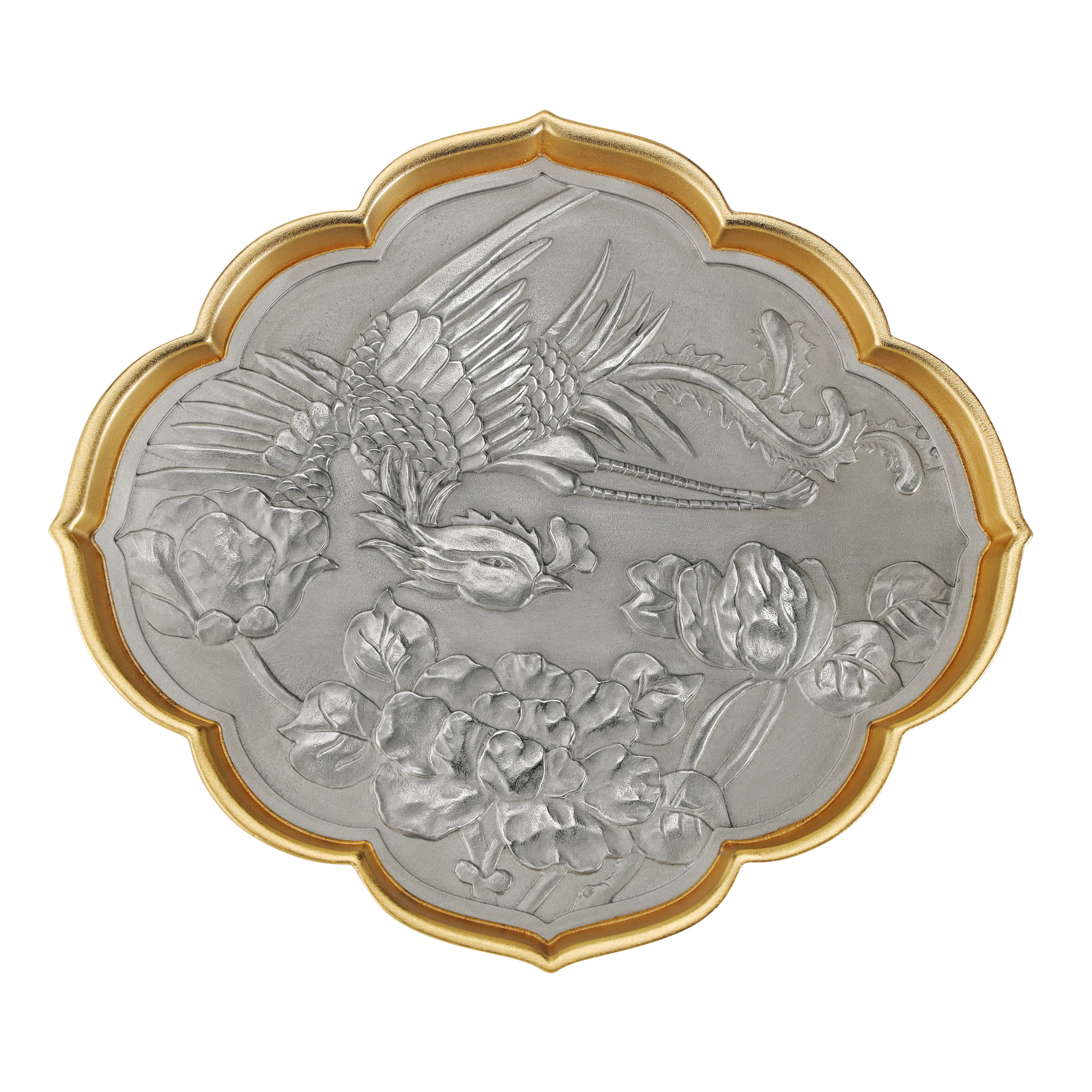 Royal Selangor Phoenix & Peony Valet Tray - main view