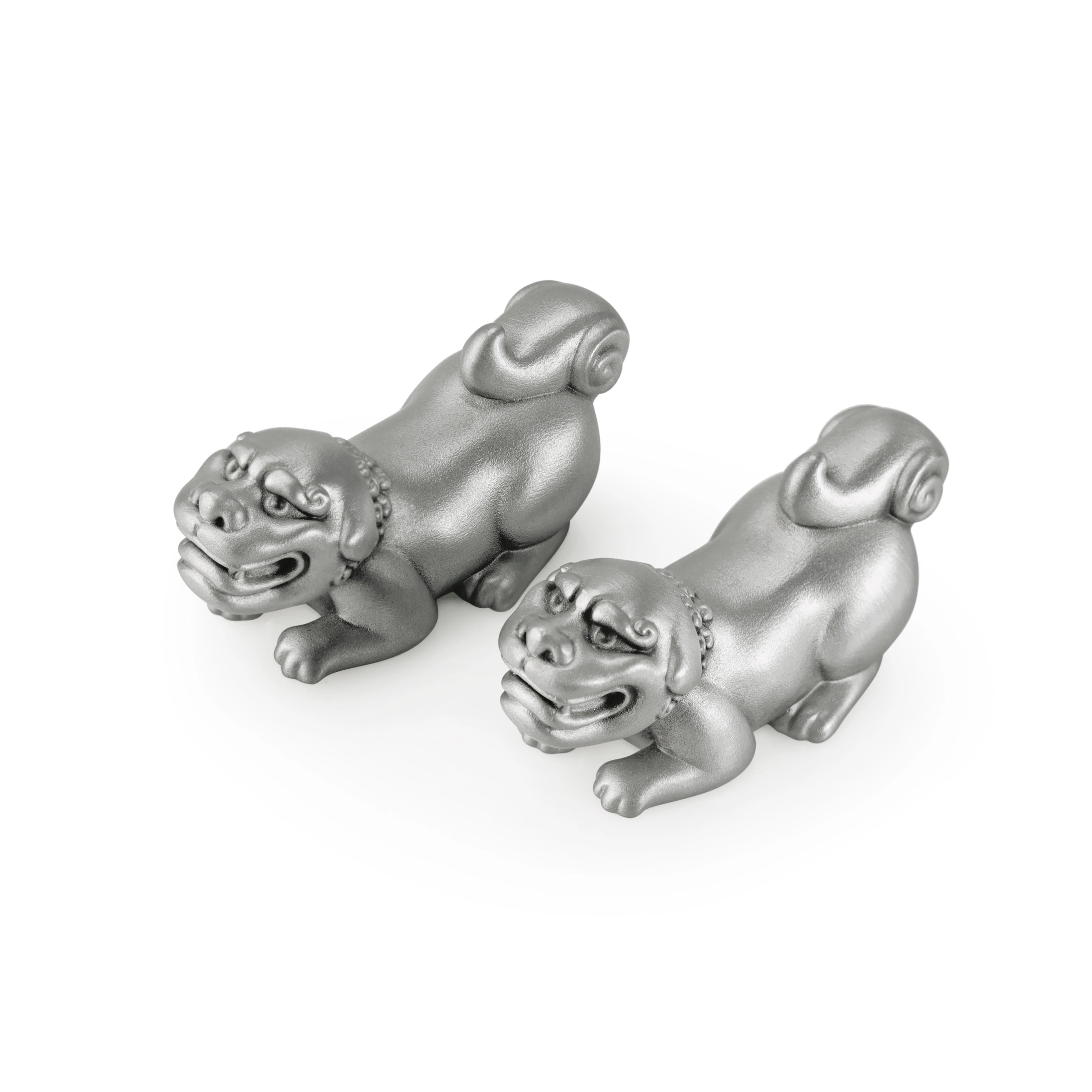 Royal Selangor Lion-dog Chopstick Rest Pair - main view