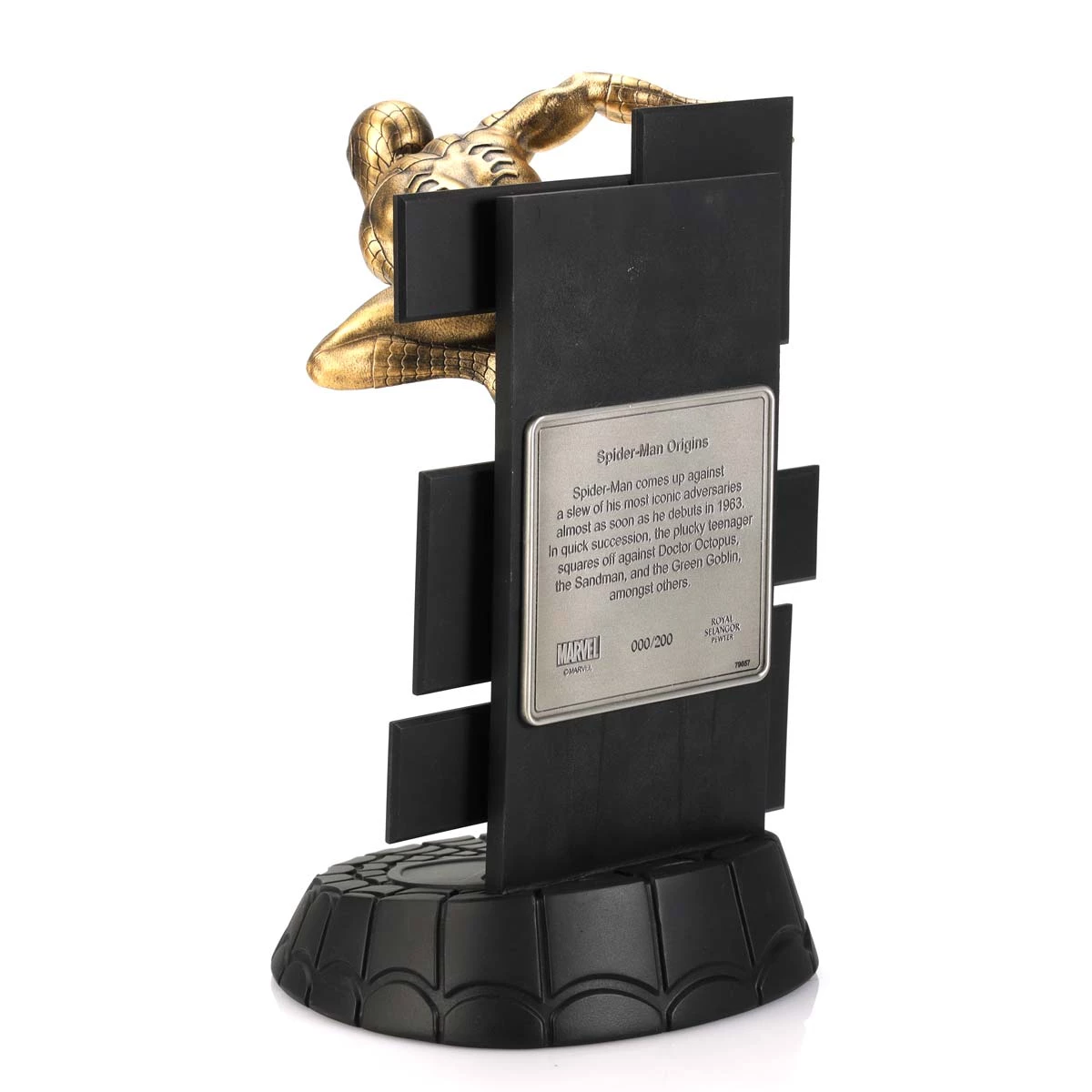 Royal Selangor Limited Edition Origins Gilt Spider-Man - view 10