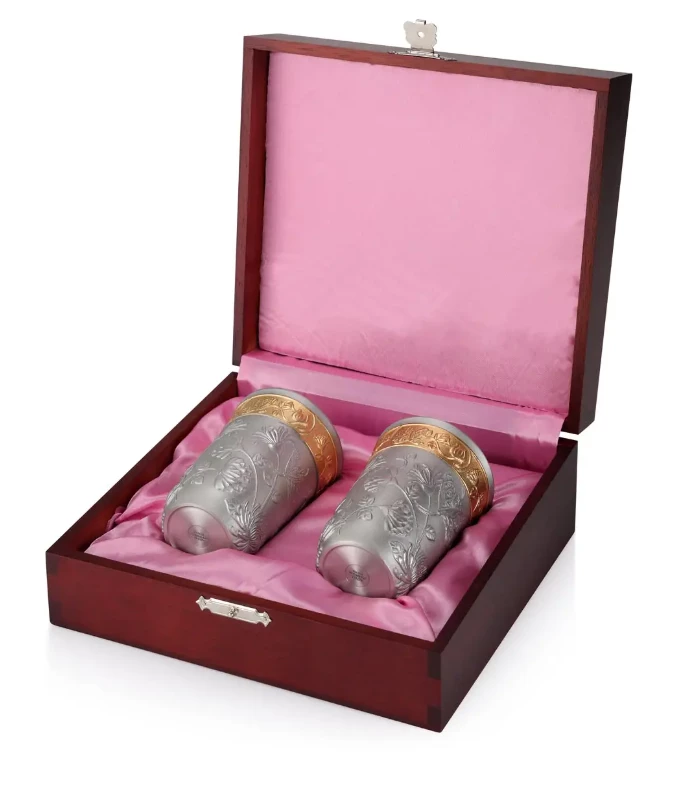 Royal Selangor Gift-boxed Butterfly Tumbler Pair - view 2