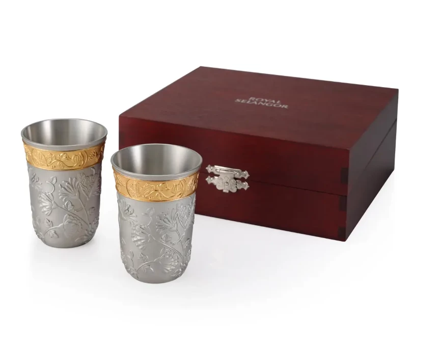 Royal Selangor Gift-boxed Butterfly Tumbler Pair - view 3