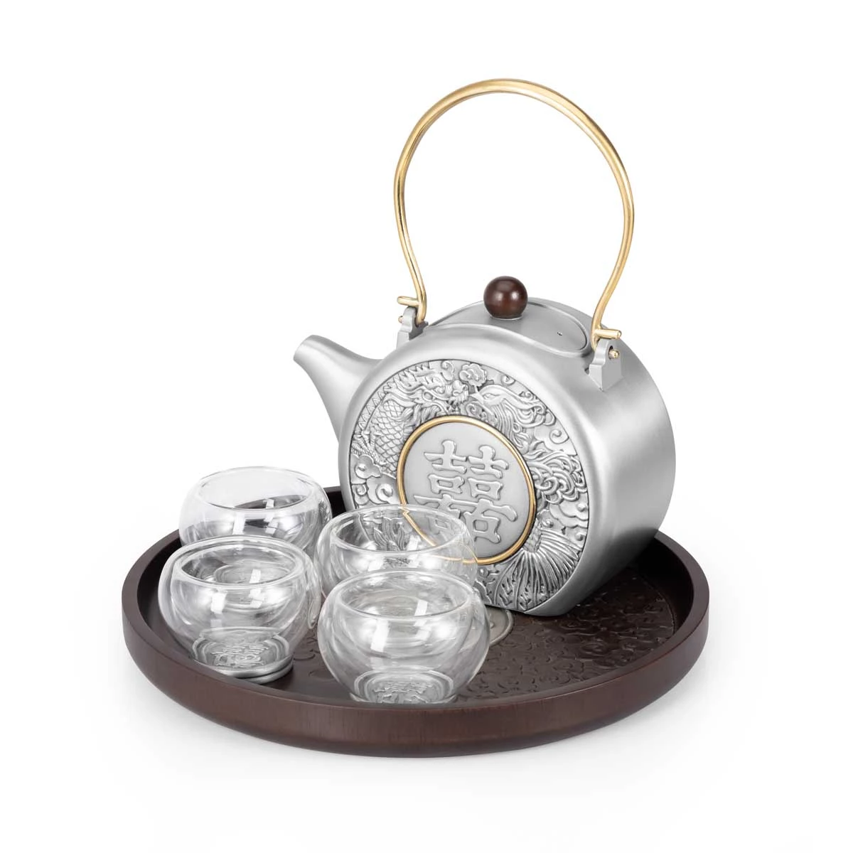Royal Selangor Double Happiness Tea Set - main view