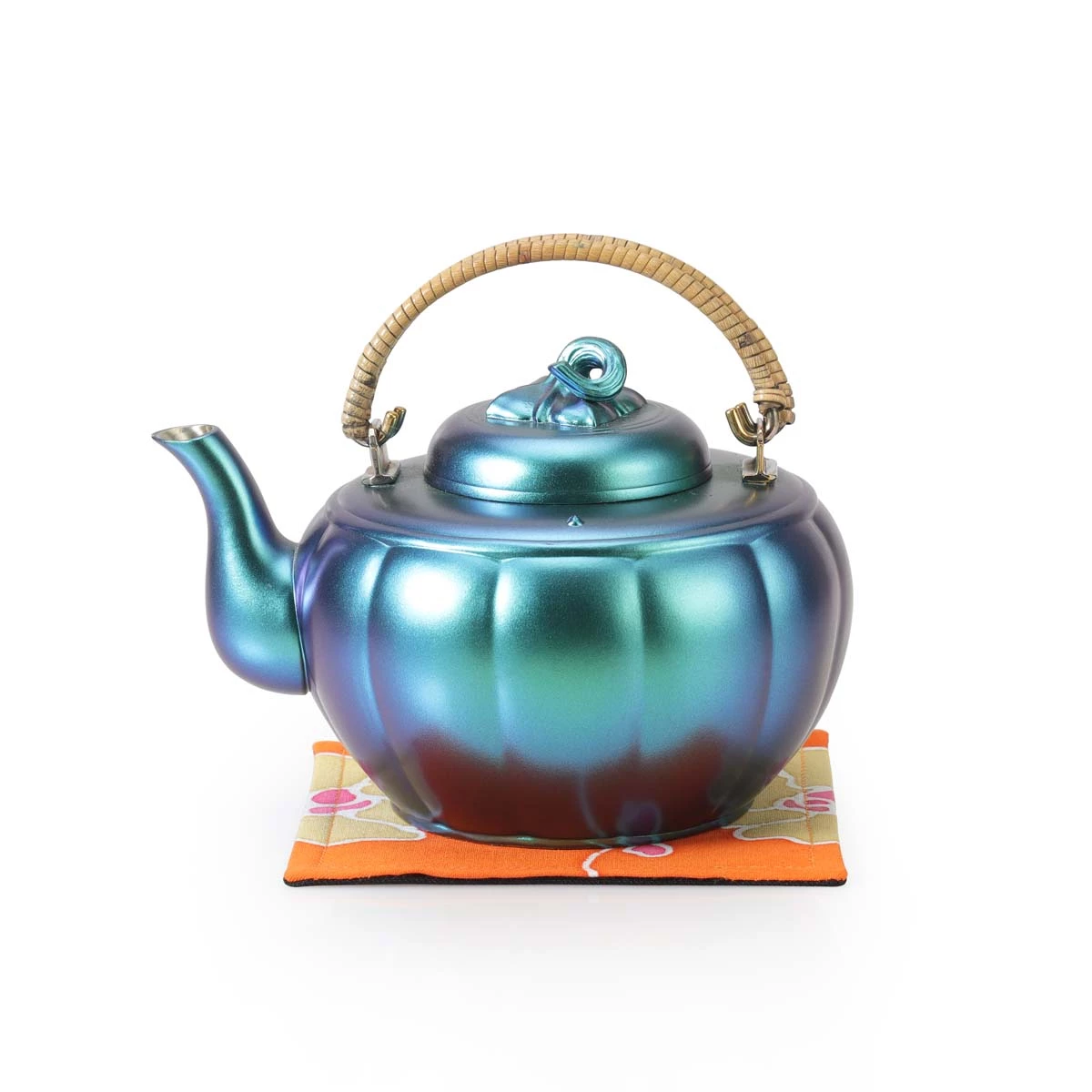 Orchid Melon Teapot SM - view 2
