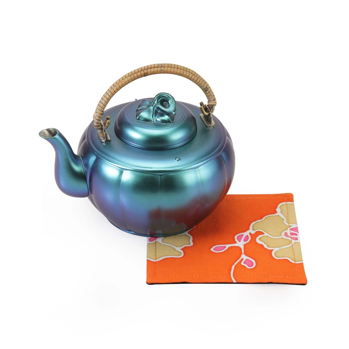 Orchid Melon Teapot SM - view 3