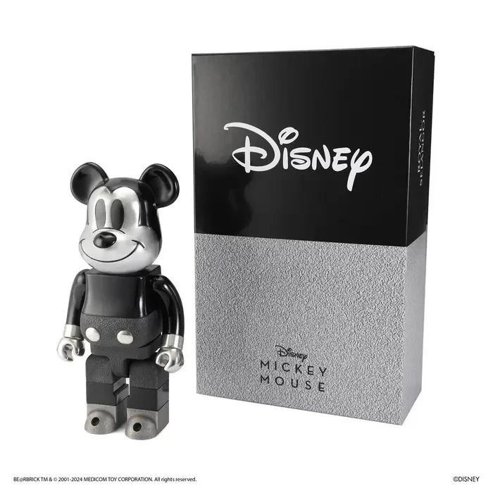 BE@RBRICK Royal Selangor Mickey Mouse B&W Ver. 400% - view 7