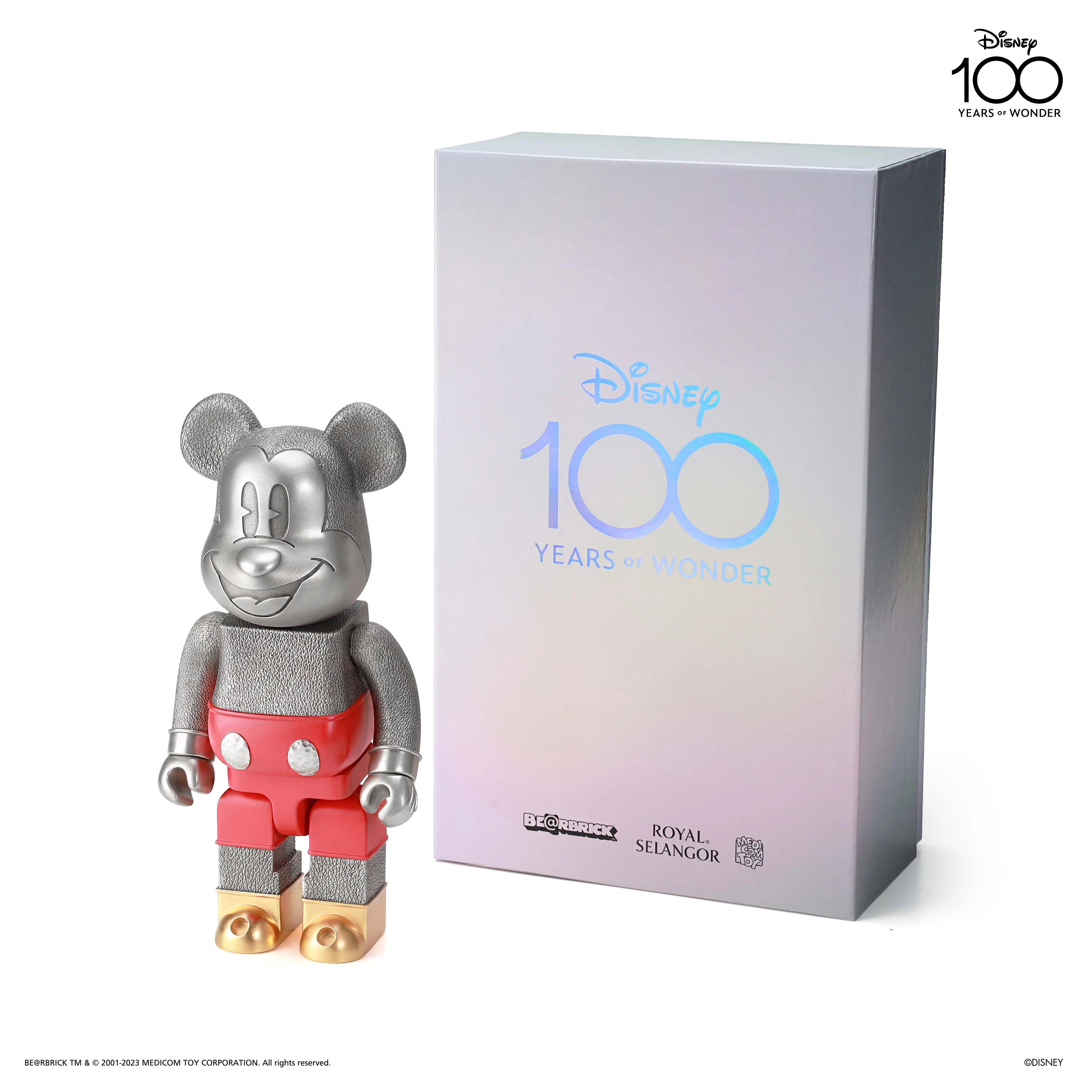 Special Edition Mickey Mouse Disney100 BE@RBRICK Royal Selangor - view 7