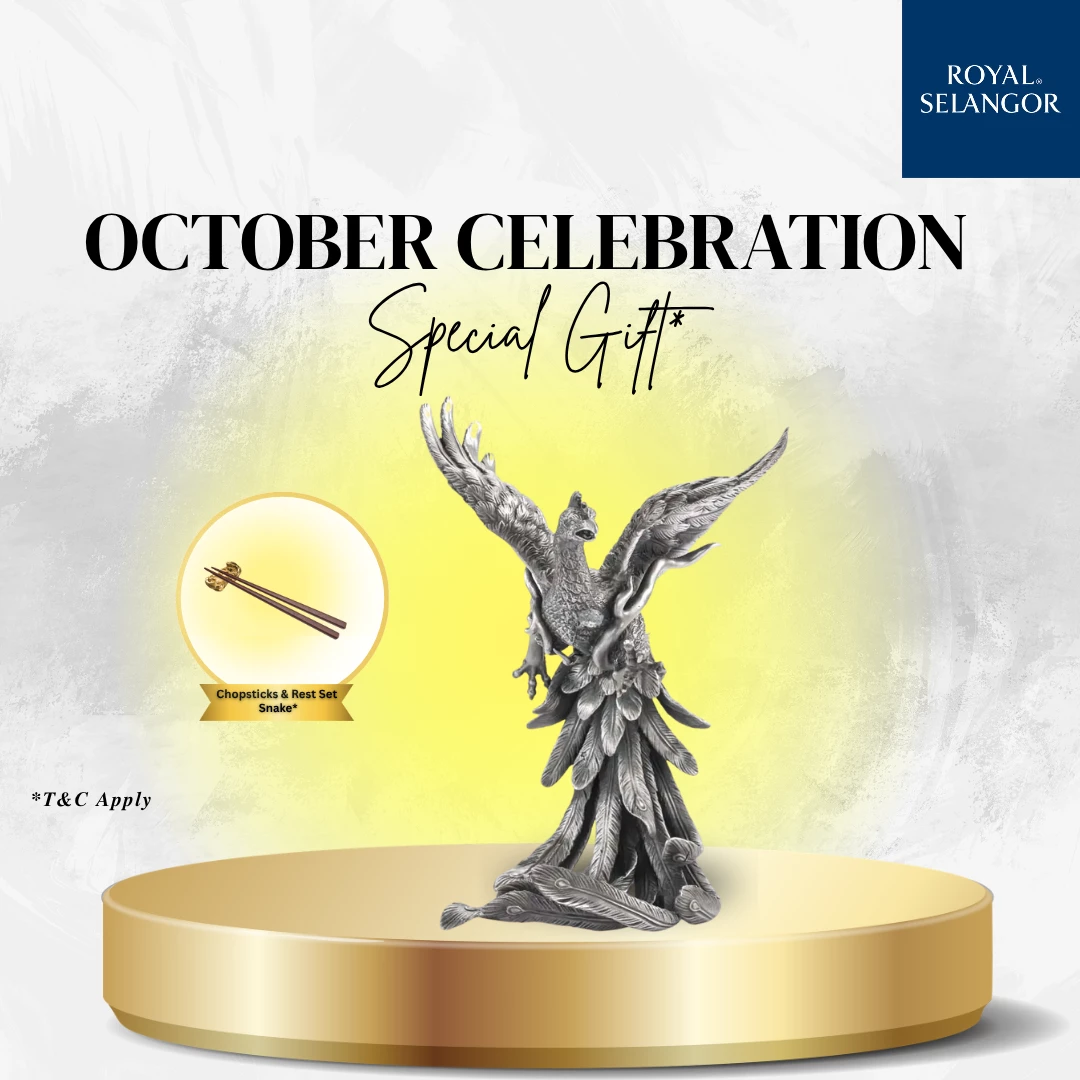 Vermilion Phoenix LG + FREE GIFT Chopsticks Rest Year of The Snake | October Celebration - view 4