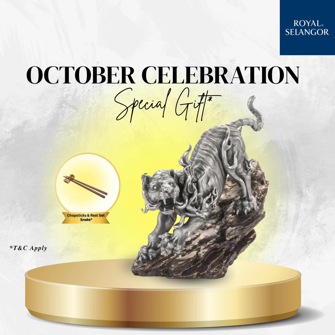 White Tiger LG + FREE GIFT Chopsticks Year of The Snake | October Celebration - view 4