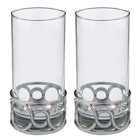 Medallion Highball Glass Pair - Chateau
