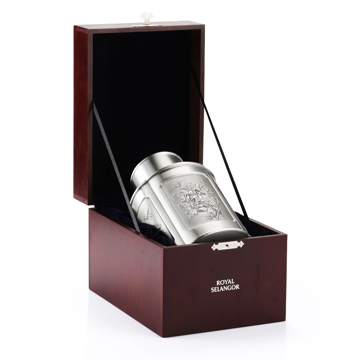 Four Seasons Tea Caddy LG in Wooden Gift Box - main view