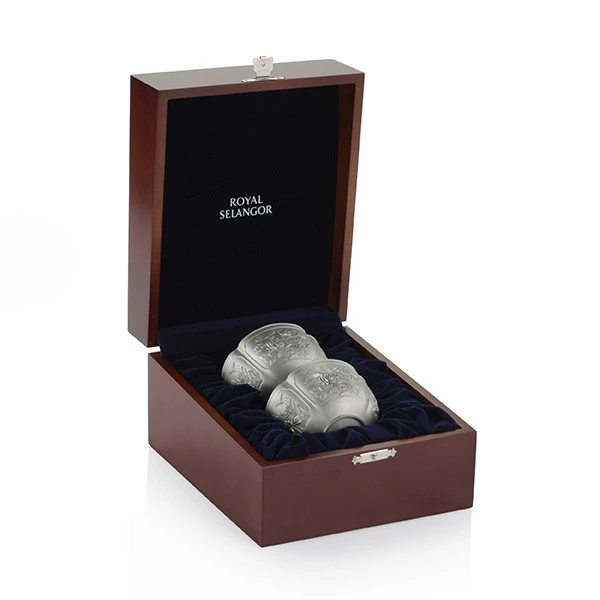 Four Seasons Bowl Pair in Wooden Gift Box - view 2