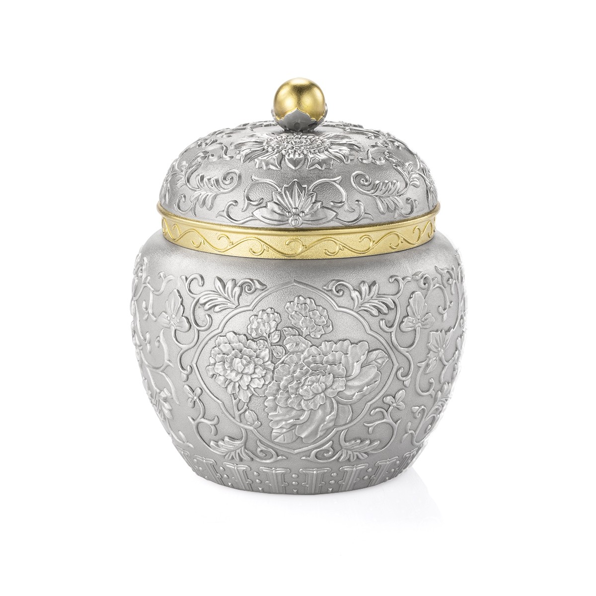 Peony Tea Caddy - Ther Straits Expression