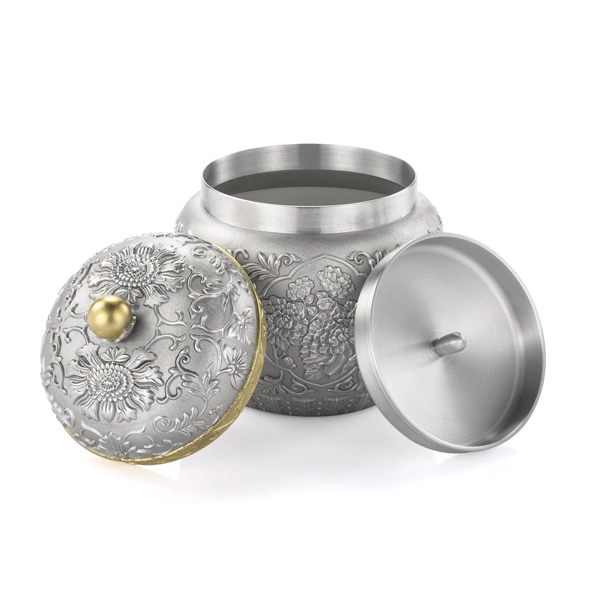 Peony Tea Caddy - Ther Straits Expression - view 2