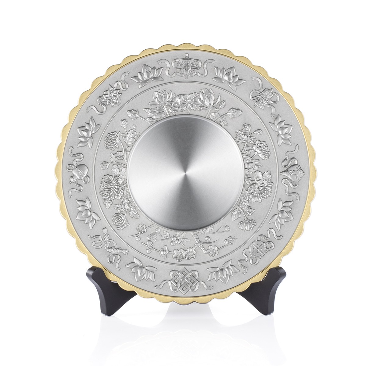Auspicious Emblems Plate - Straits Expression