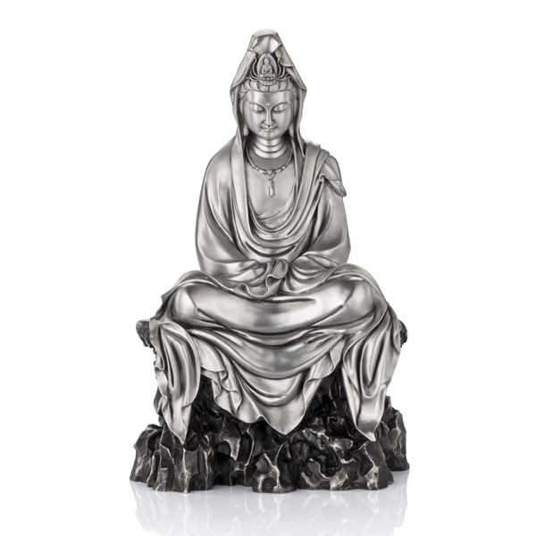 Celestial Blessings Contemplative Guan Yin Figurine LG